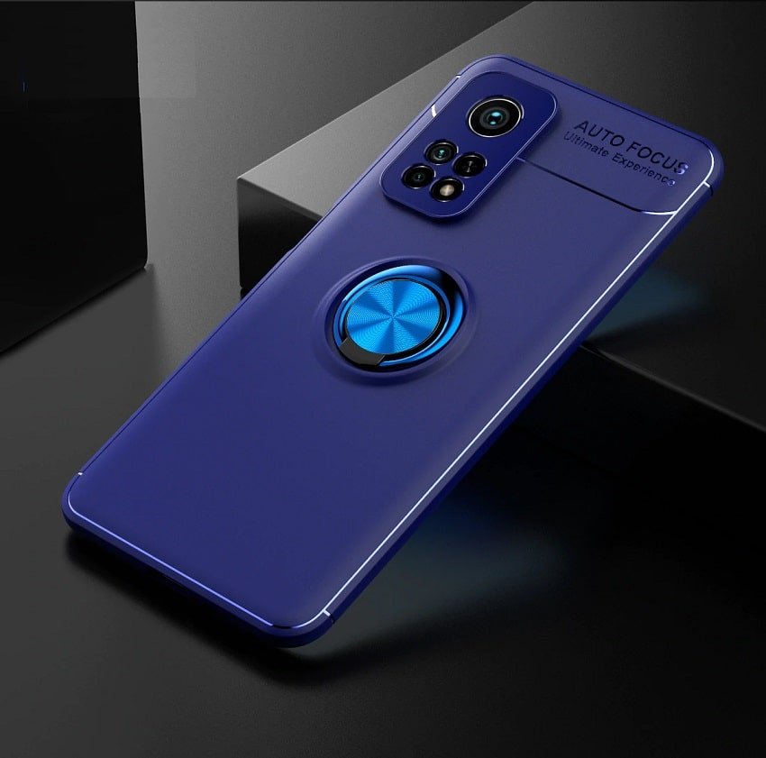 Funda Xiaomi Mi 10T y Mi 10T Pro Anillo Magnetico azul