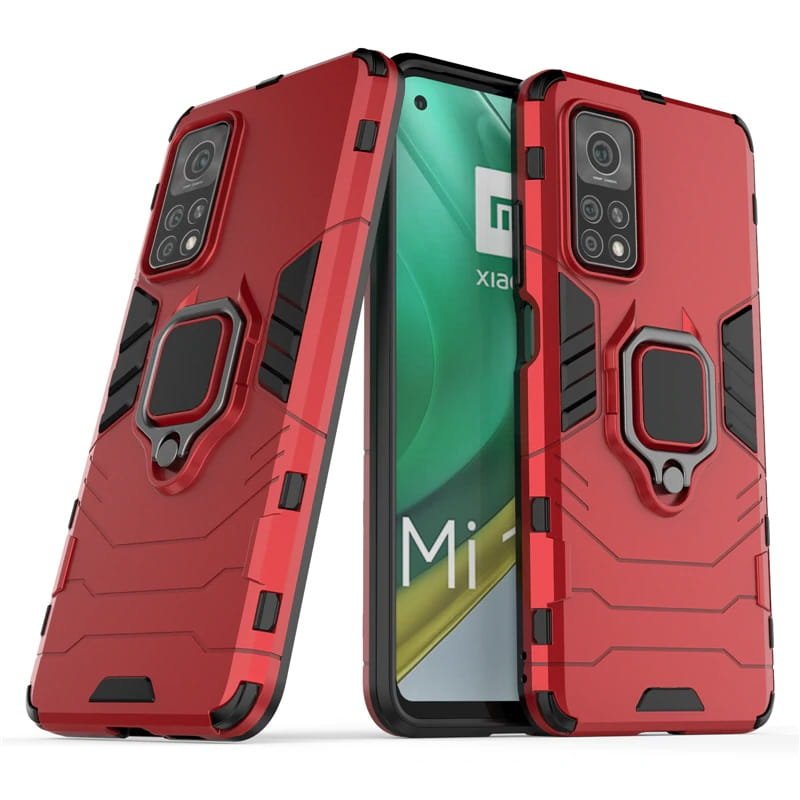 Funda Xiaomi Mi 10T y Mi 10T Pro Shock Resistante roja