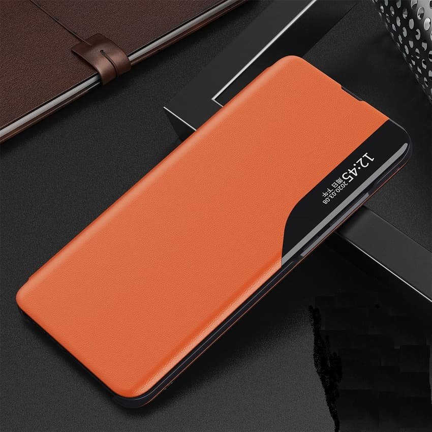 Funda Libro Xiaomi Mi 10T y Mi 10T Pro Soporte Smart naranja