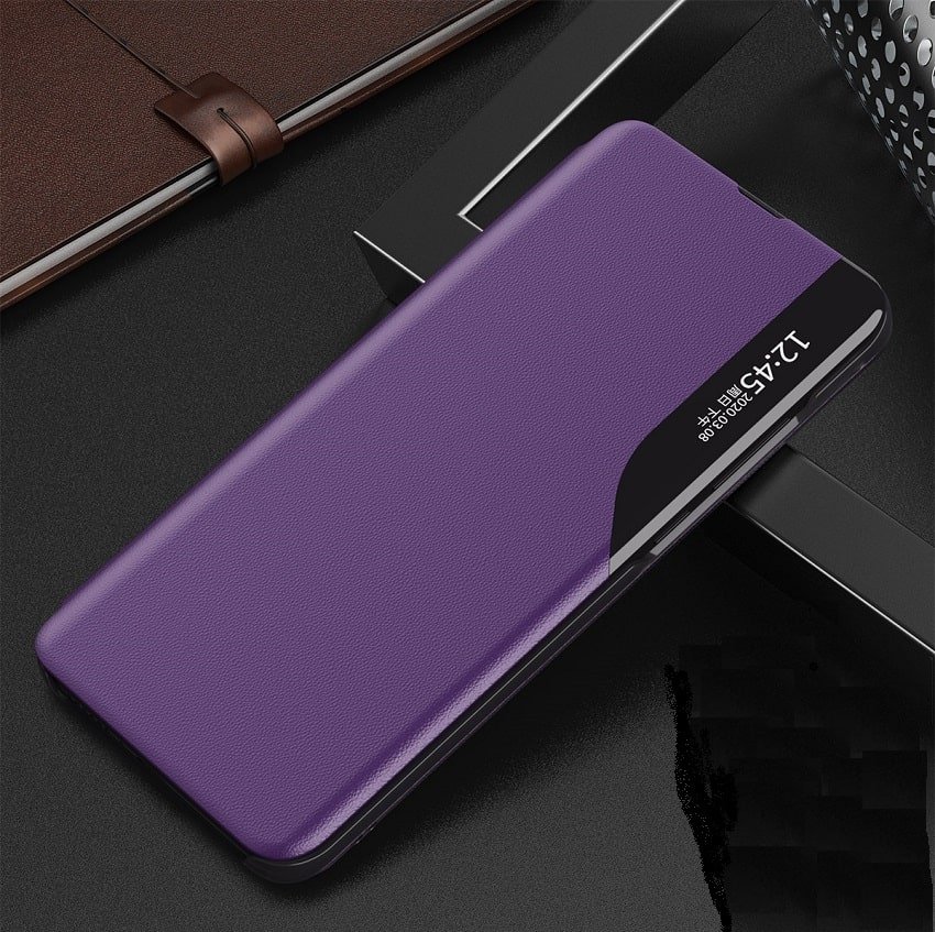 Funda Libro Xiaomi Mi 10T y Mi 10T Pro Soporte Smart morada