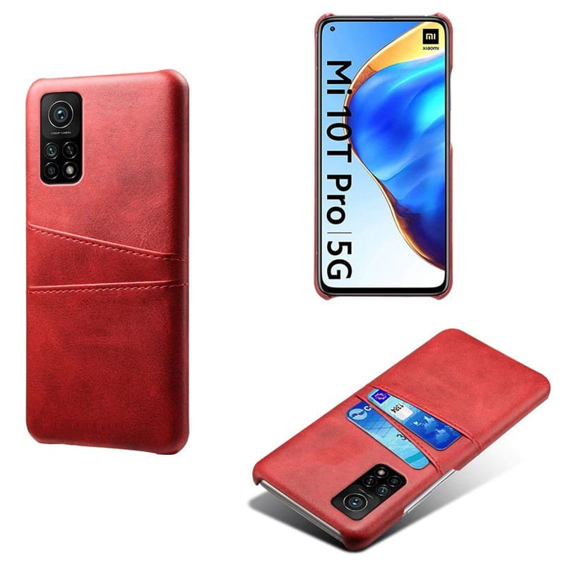 Carcasa Xiaomi Mi 10T y Mi 10T Pro Cuero roja