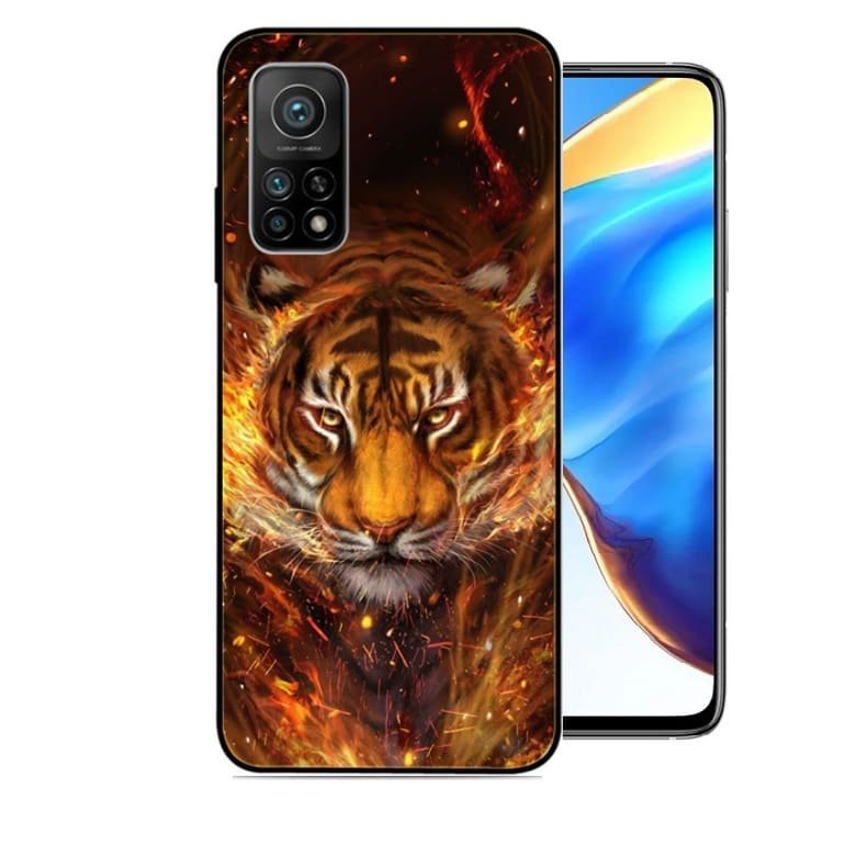 Funda Xiaomi MI 10T y M10T Pro TPU Hell Tiger