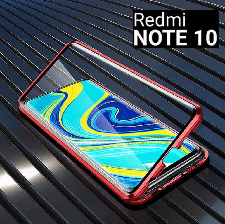 Funda Cubretodo Xiaomi Redmi Note 10 Magnetica Roja