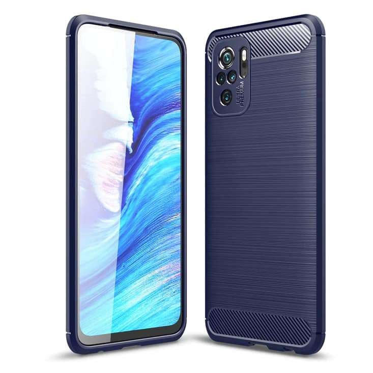 Funda Xiaomi Redmi Note 10 Carbono 3D Azul