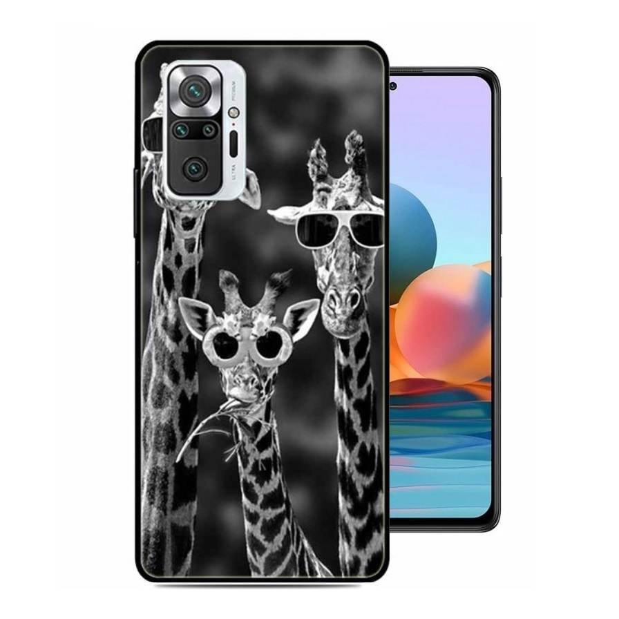 Funda Gel Xiaomi Redmi Note 10 jirafas