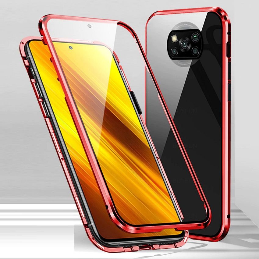 Funda Cubretodo Xiaomi Pocophone X3 pro Magnetica roja
