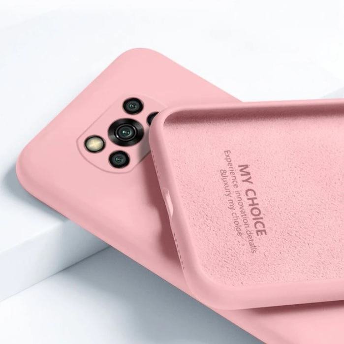 Funda sedosa Pocophone Poco X3 Pro rosa