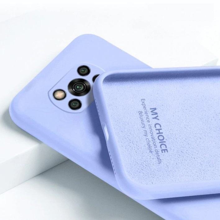 Funda sedosa Pocophone Poco X3 Pro azul