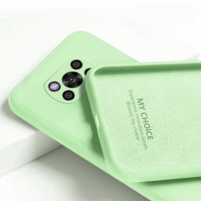 Funda sedosa Pocophone Poco X3 Pro verde