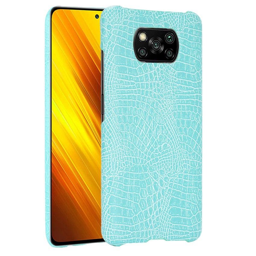 Carcasa Xiaomi Poco X3 Pro Cocodrilo turquesa