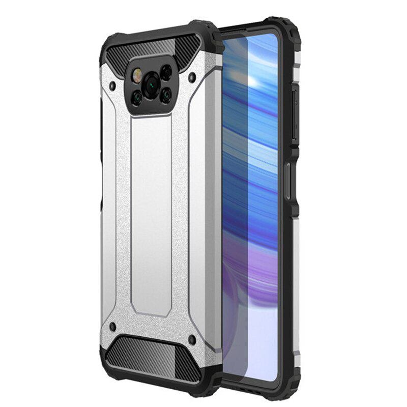 Funda Pocophone Poco X3 Pro Antigolpes gris