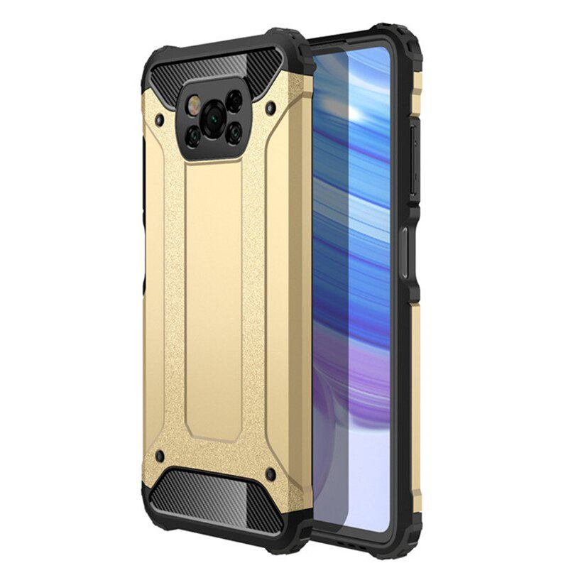 Funda Pocophone Poco X3 Pro Antigolpes dorada