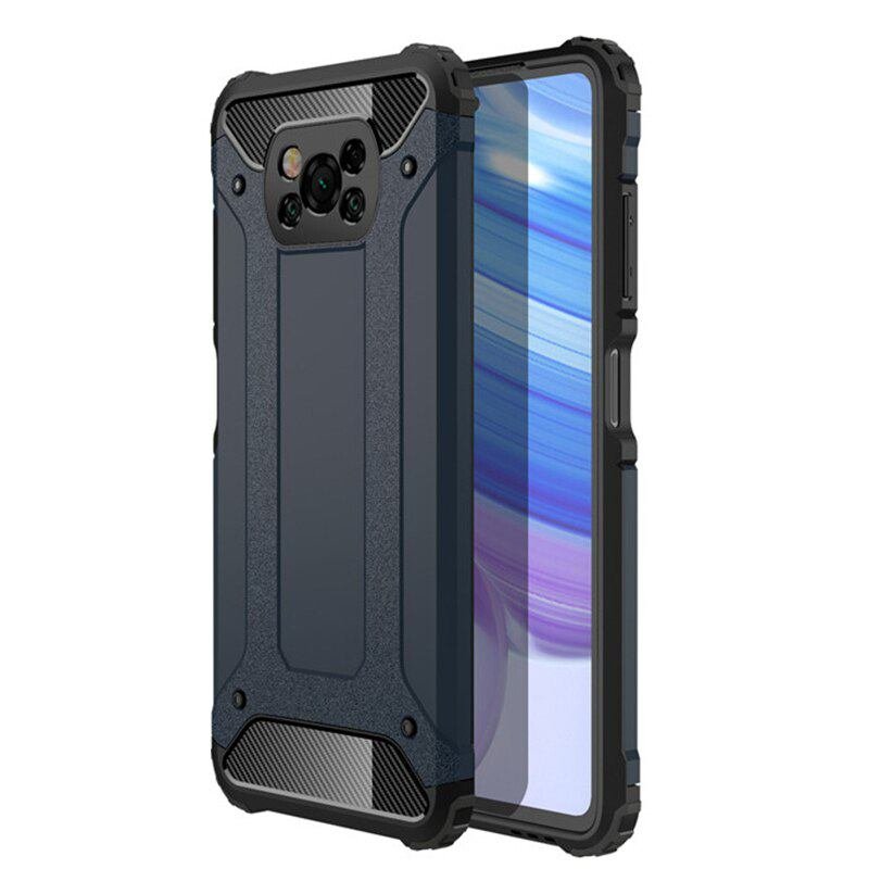 Funda Pocophone Poco X3 Pro Antigolpes navy