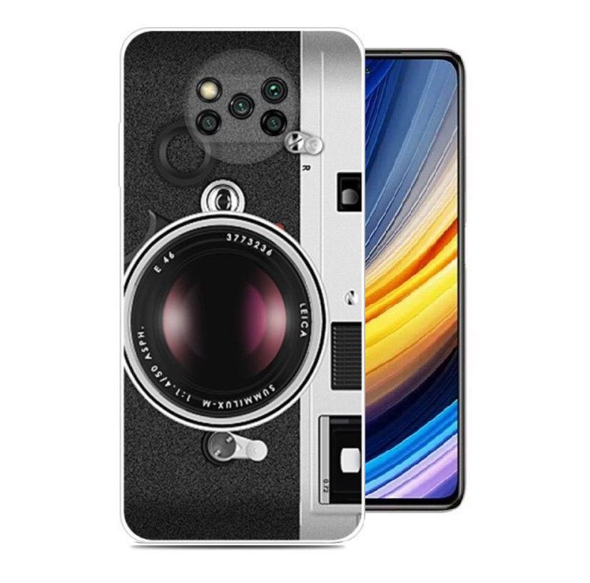 Funda Silicona transparente Pocophone Poco X3 Pro camara