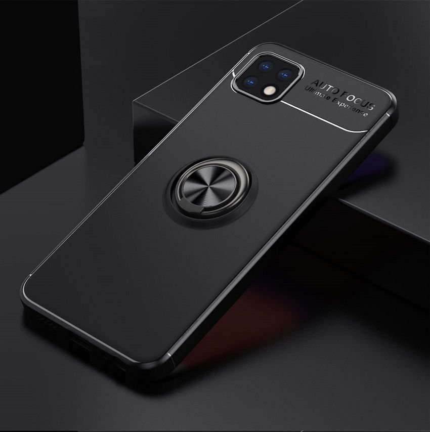 Funda Samsung Galaxy A22 5G Anillo imantado negra