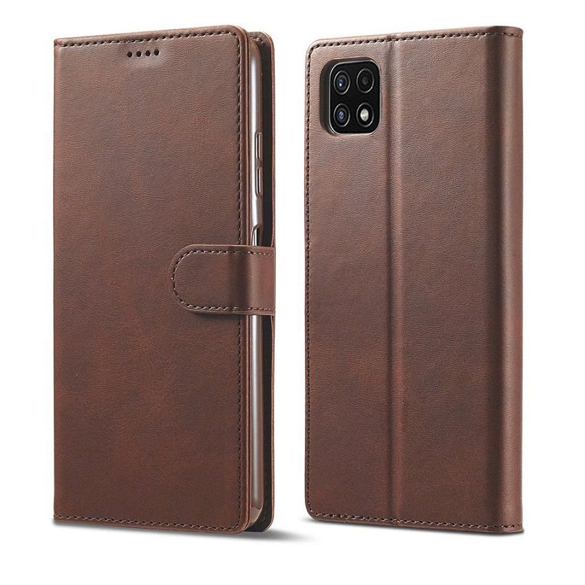Funda Cartera Samsung Galaxy A22 5G Marron