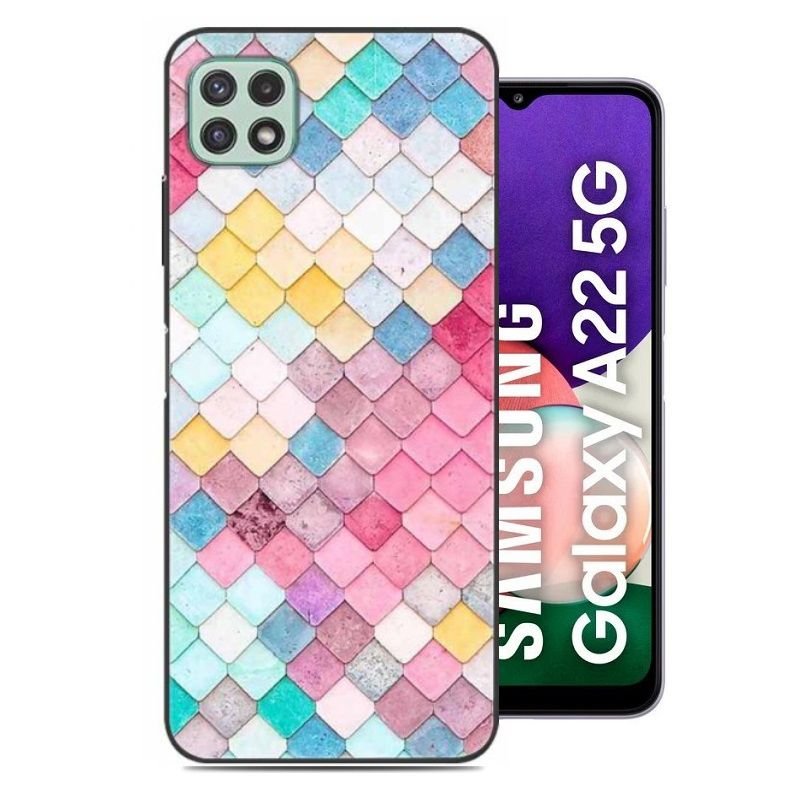 Carcasa flexible Samsung Galaxy A22 5G Acuarelas
