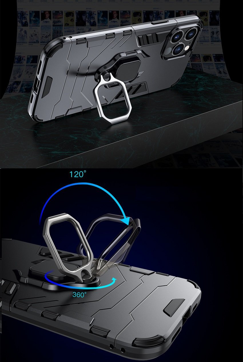 Carcasa iPhone 13 Pro o Pro Max Armor anillagiratoria