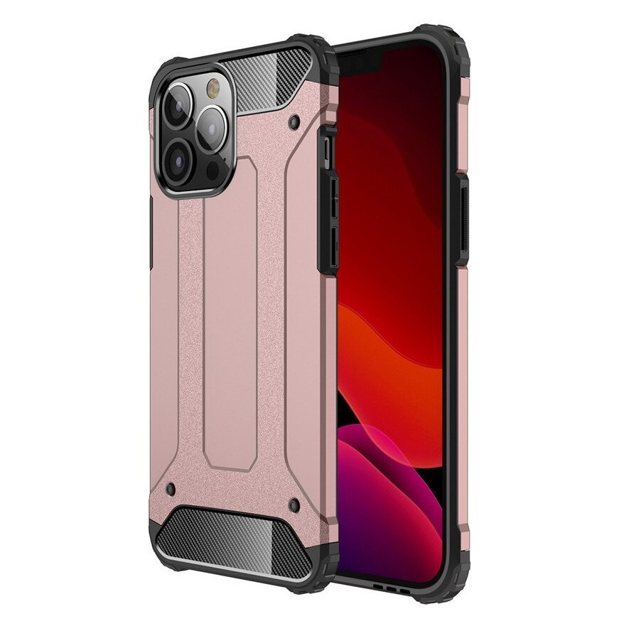 Funda iPhone 13 Pro o Pro Max Armadura ROSA