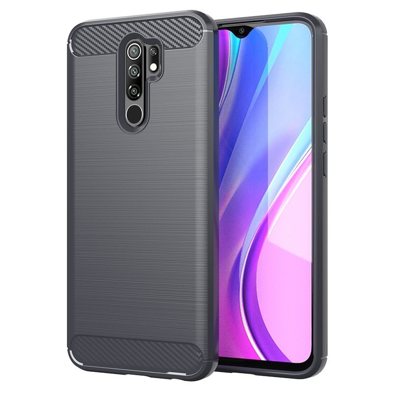 Funda Xiaomi Redmi 9 o 9T Carbono negra