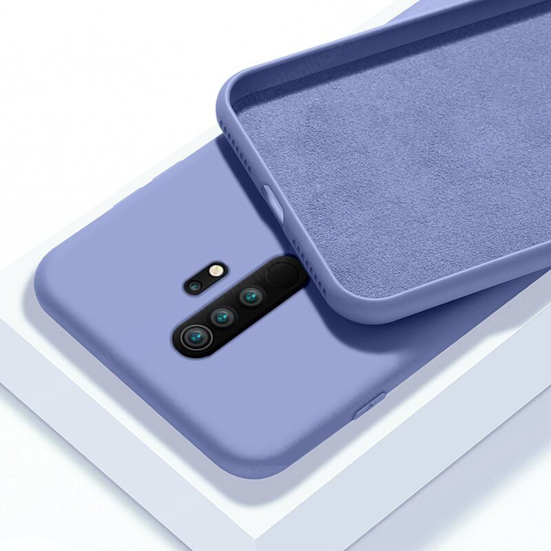 Funda Silicona liquida Xiaomi Redmi 9 o 9T sedosa lila