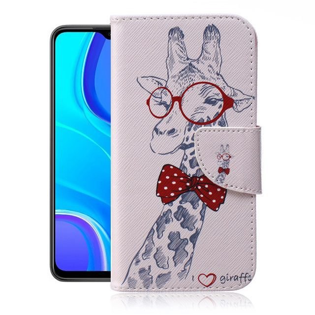 Funda Libro Xiaomi Redmi 9 o 9T dibujo Jirafa