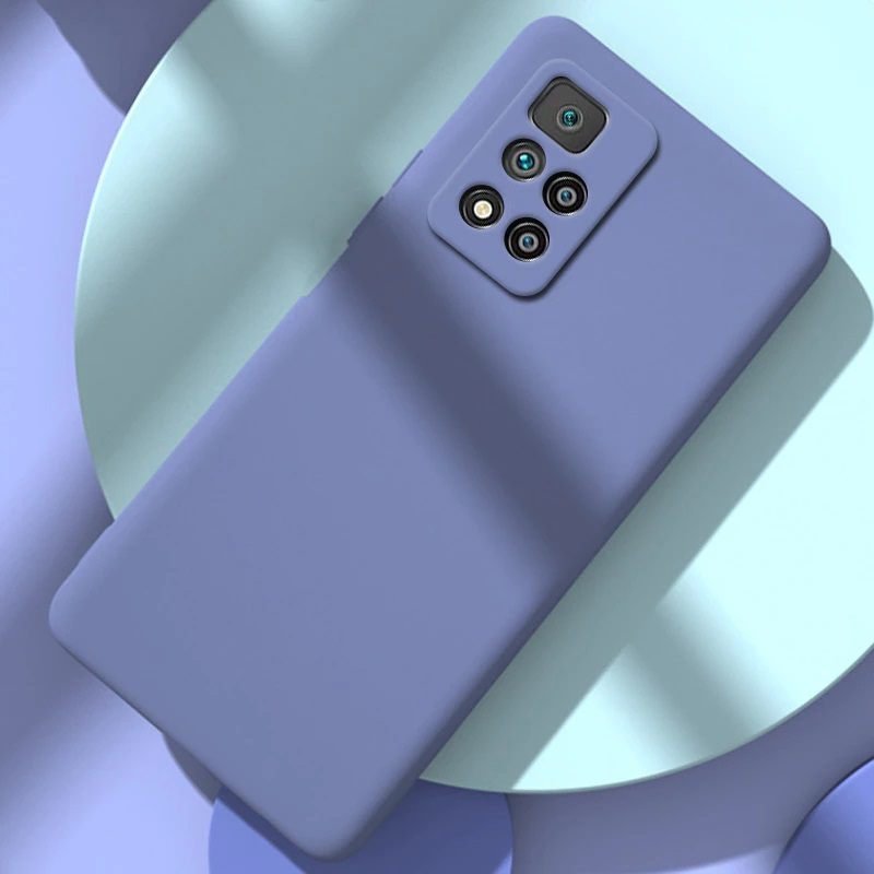 Funda Xiaomi Note 11 Pro silicona suave lila