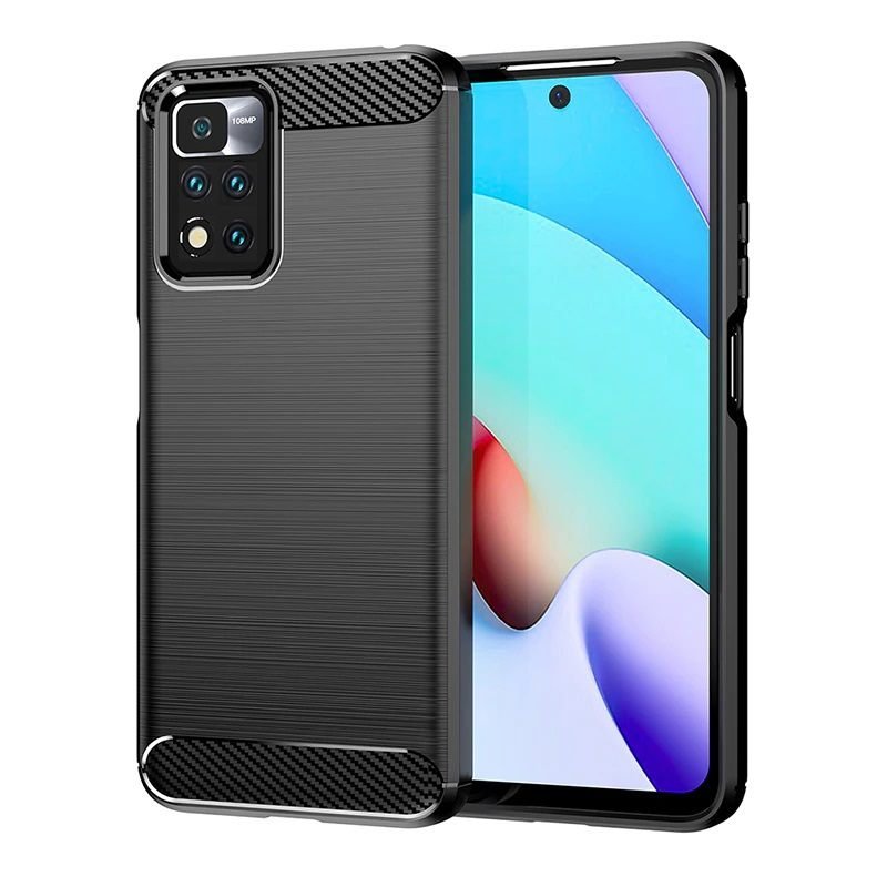 Funda Xiaomi Redmi Note 11 Pro texturada Cepillada Negra