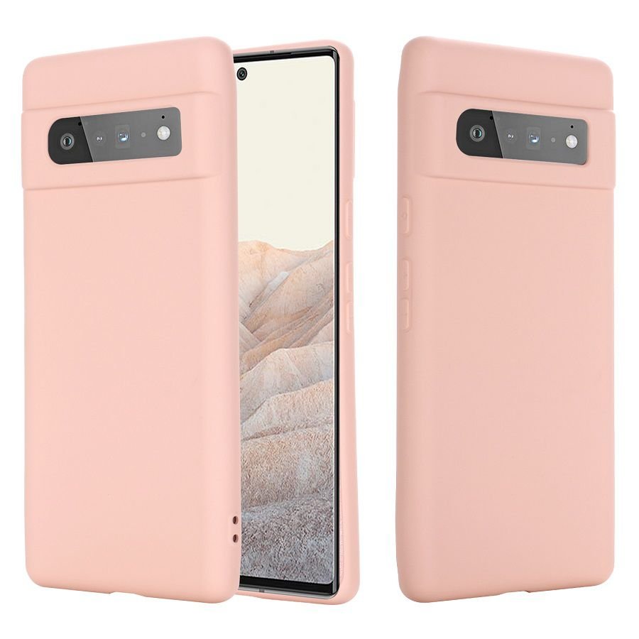 Funda Google Pixel 6 Pro Sedosa Rosa