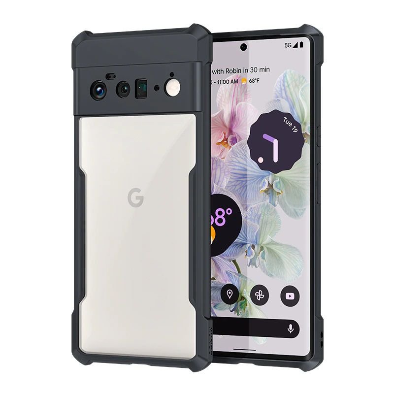 Funda Hibrida Google Pixel 6 Pro Dual Negra
