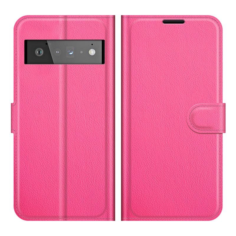 Funda Google Pixel 6 Pro Cartera Rosa