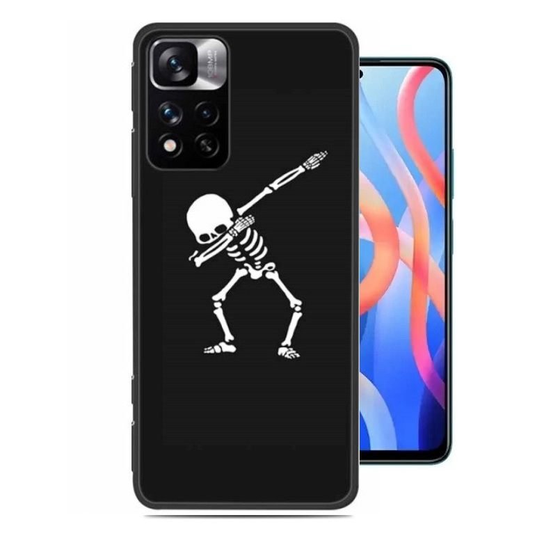 Funda silicona Xiaomi Redmi Note 11 Pro Esqueleto