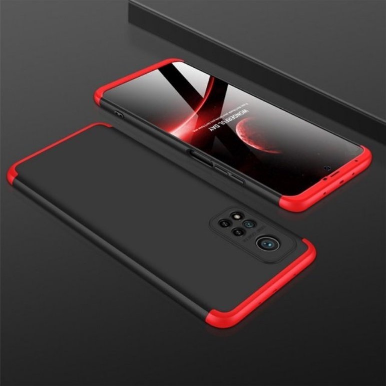 Funda Xiaomi Redmi Note 11 Pro 360 Negra y Roja. Carcasa muy robusta.