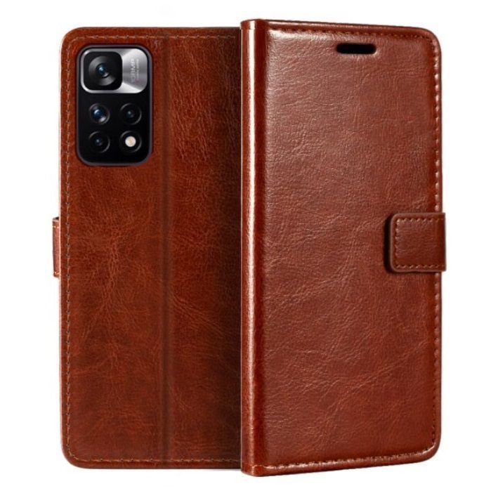 Funda Cartera Xiaomi Redmi Note 11 y 11S Marron