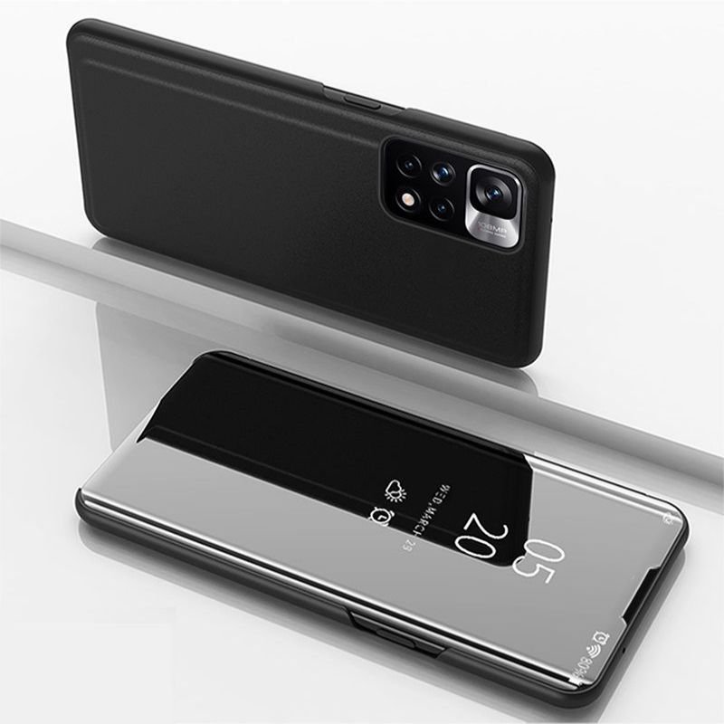 Funda Xiaomi Redmi Note 11 y 11S libro Espejo Negra