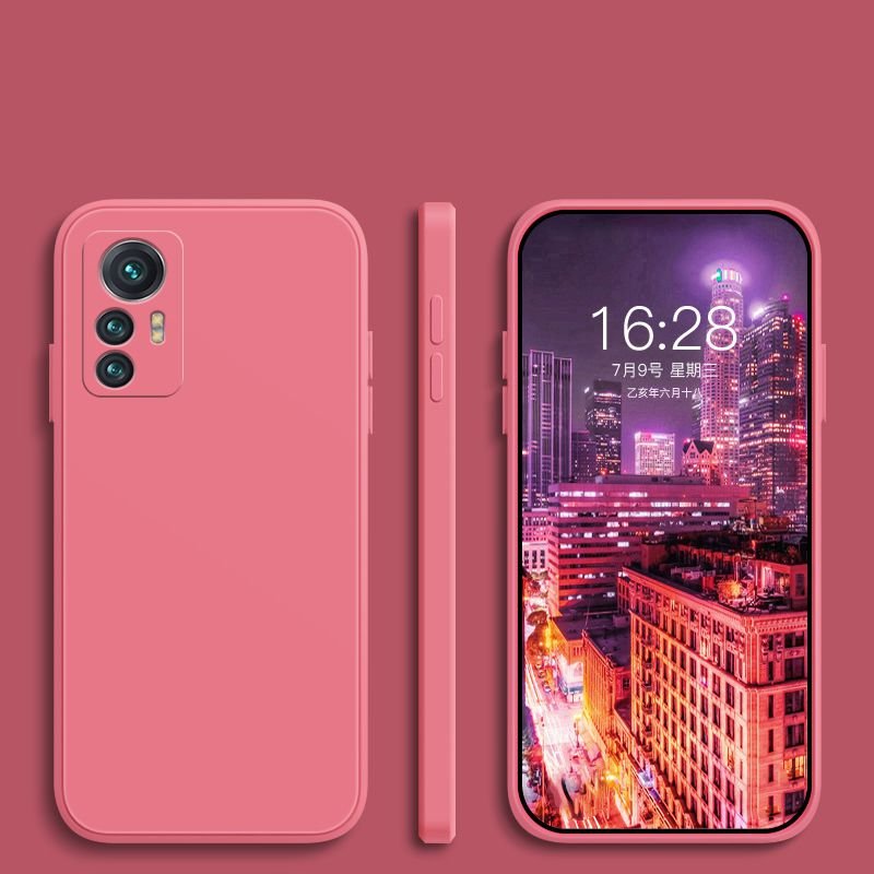 Funda Blanda Xiaomi 12 con tacto sedoso roja