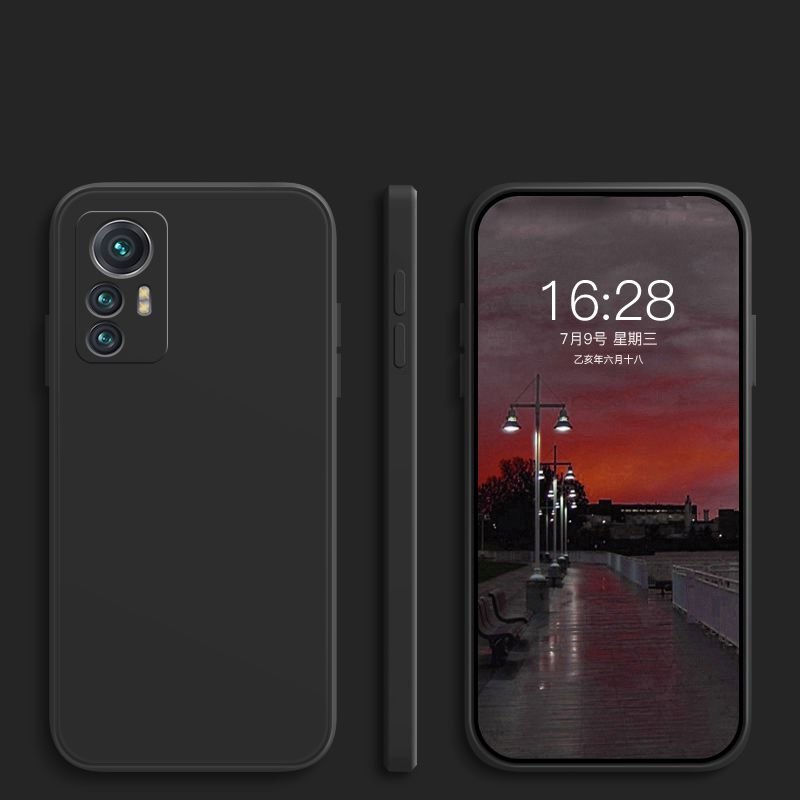 Funda Blanda Xiaomi 12 con tacto sedoso negra