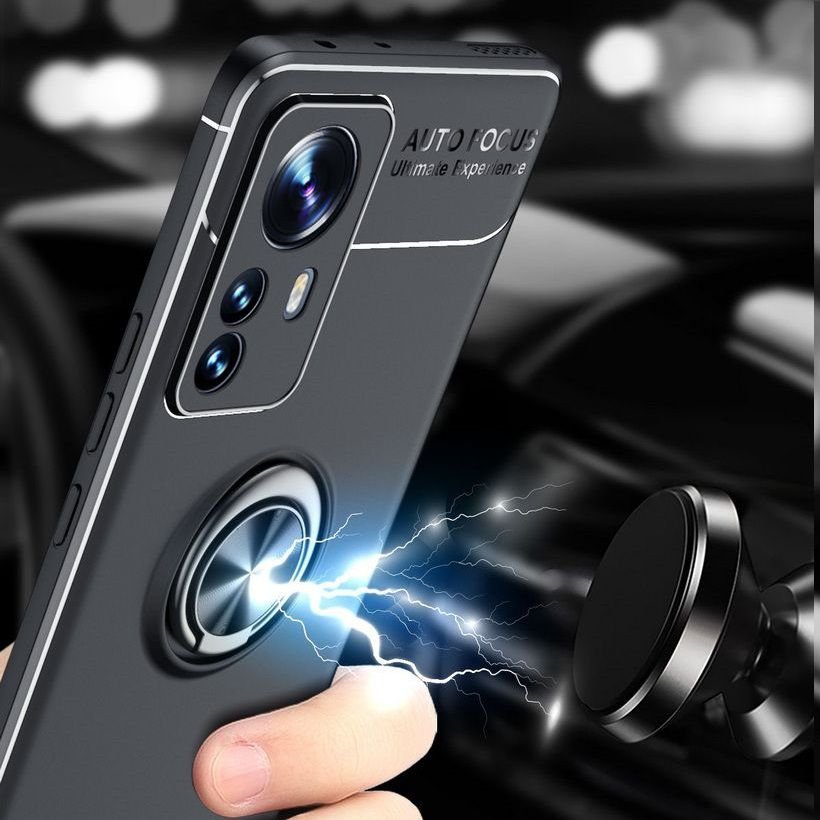 Funda Xiaomi 12 Anillo Magnetico soporte coche