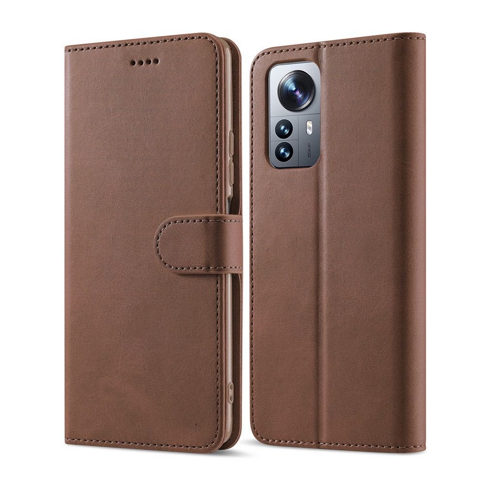 Funda Xiaomi 12 Cartera Marron