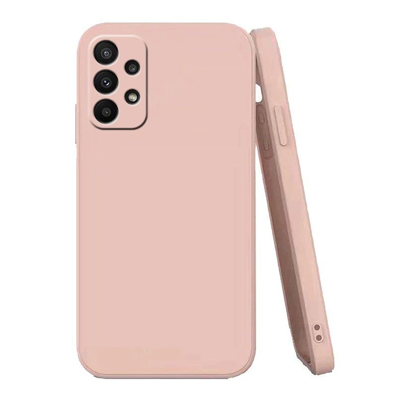 Funda Samsung Galaxy A53 silicona liquida sedosa rosa