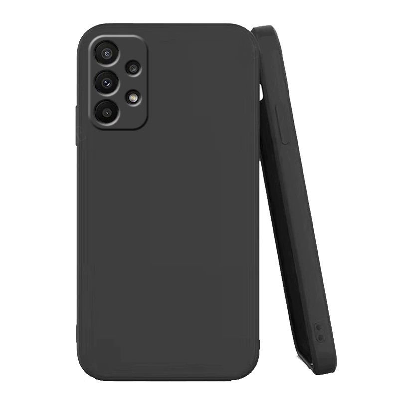 Funda Samsung Galaxy A53 silicona liquida sedosa negra