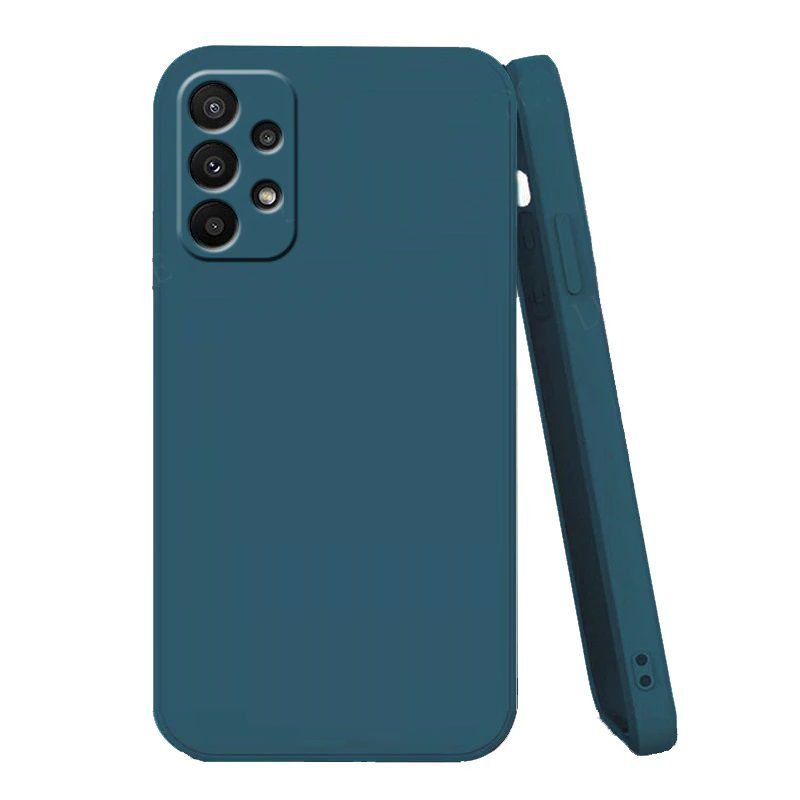 Funda Samsung Galaxy A53 silicona liquida sedosa navy