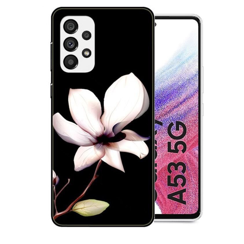 Funda Samsung Galaxy A53 5G silicona Flor de Lys