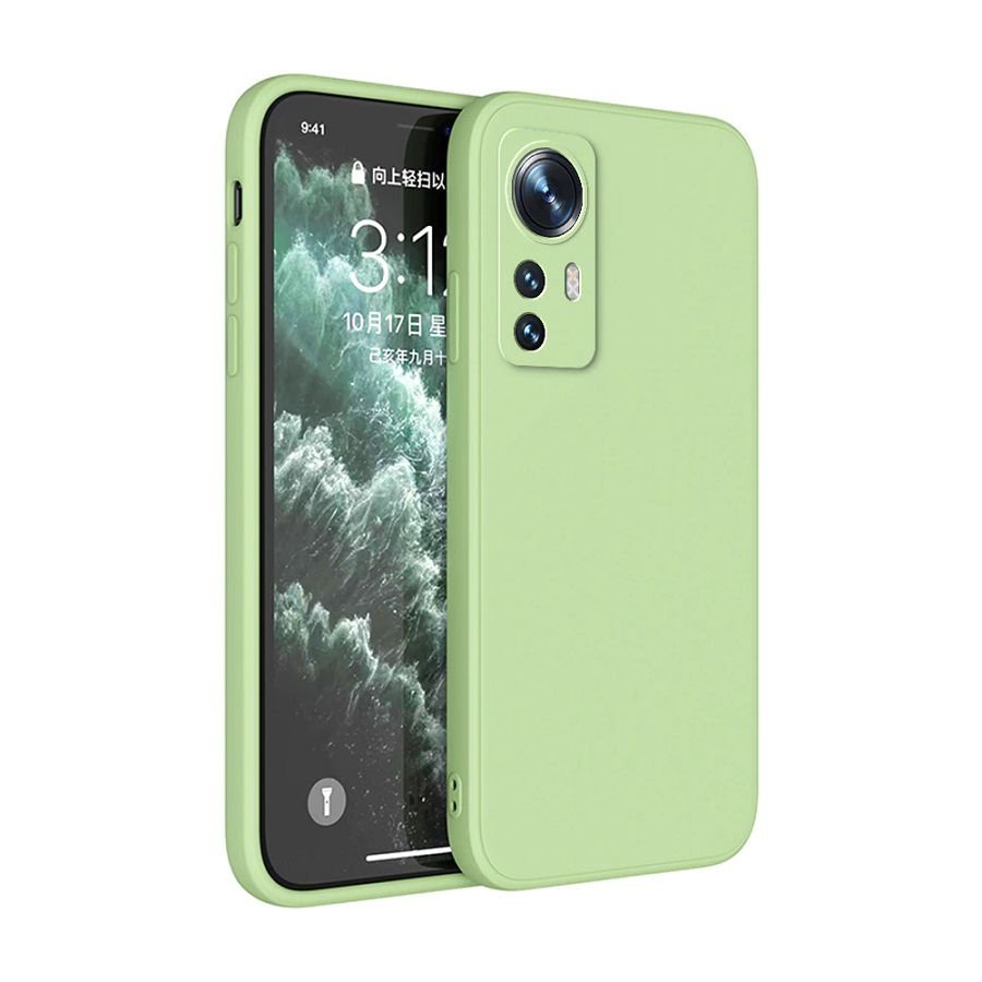 Funda Xiaomi 12T y Pro Silicona Liquida verde