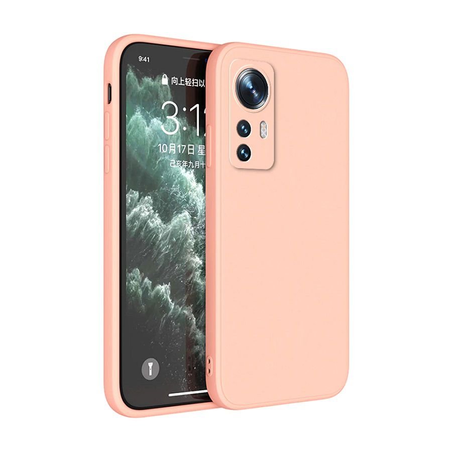 Funda Xiaomi 12T y Pro Silicona Liquida rosa