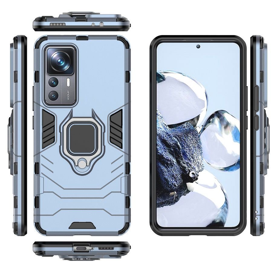 Funda Xiaomi 12T y Pro Magnetica anti golpes gris detalles