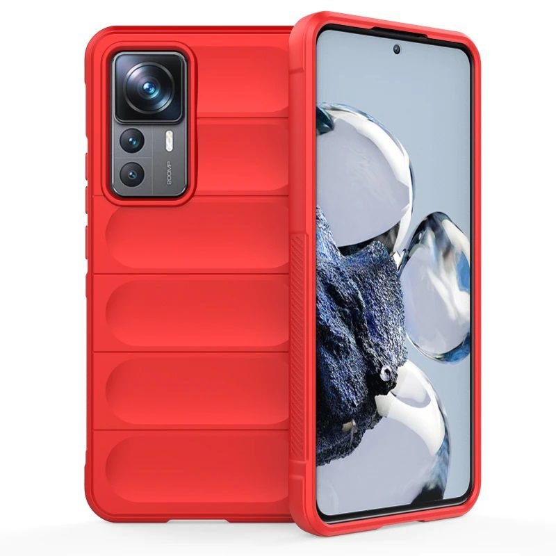Funda Xiaomi 12T y Pro Silicona Bubblegum roja