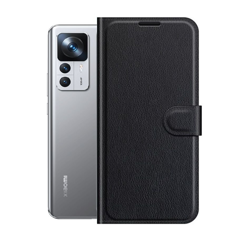 Funda libro Xiaomi 12T y Pro cuero negra