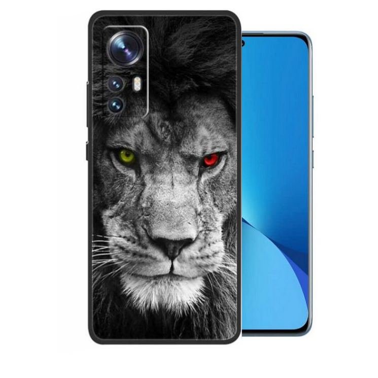 Funda Xiaomi 12T y Pro Silicona dibujo Leon brillante