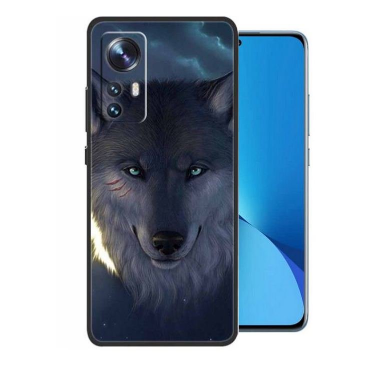 Funda Xiaomi 12T y Pro Silicona dibujo loba